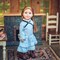 The Queen's Treasures 18 Inch Doll Clothes Mary Ingalls Blue Check Dress
